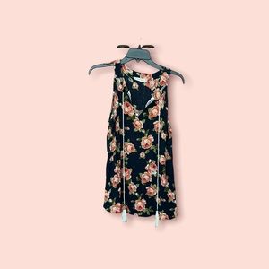 Floral Rope Tank Top
